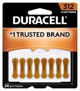 Duracell Hearing Aid Batteries Size 312 - 24 Count