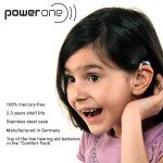 PowerOne Mercury-Free Hearing Aid Batteries Size 312