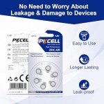PKCELL Size 312 Mercury-Free Hearing Aid Batteries