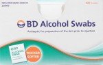 BD Alcohol Swabs 100 Each White