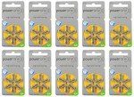 Power One Size 10 Hearing Aid Batteries - 60 Pack