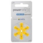 Power One Size 10 Hearing Aid Batteries - 60 Pack