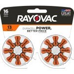 Rayovac Size 13 Hearing Aid Batteries (16 Count)