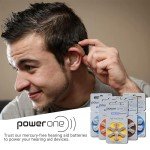 Power One Size 10 Hearing Aid Batteries - 60 Pack