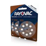 Rayovac Size 312 Mercury-Free Hearing Aid Batteries