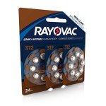 Rayovac Size 312 Mercury-Free Hearing Aid Batteries