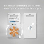 Powerone Size 13 Hearing Aid Batteries - 60 Pack