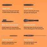 Hearing Aid Cleaning Kit with Wipes and Tools