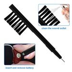 12-Piece Hearing Aid Cleaning Kit with Case