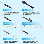 Hearing Aid Cleaning Kit with Brushes and Tools