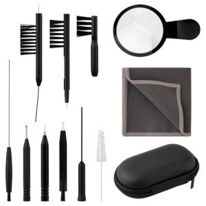 Hearing Aid Cleaning Kit with 12 Essential Tools