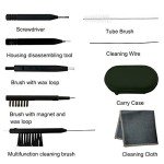 8 Pack Hearing Aid Cleaning Tools with Case