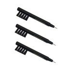 Magnet & Wax Loop Hearing Aid Cleaning Brushes (3)