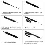 Hearing Aid Cleaning Kit with 12 Essential Tools