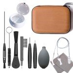 Hearing Aid Cleaning Tool Kit with Anti-Loss Lanyard