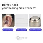 Hearing Aid Cleaning Tool Kit with Anti-Loss Lanyard