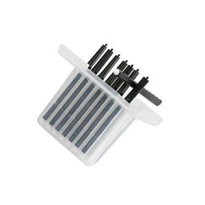 40 Wax Guard Filters for Hearing Aids - Black
