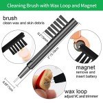 Hearing Aid Wax Guard Filters with Cleaning Brush (32)