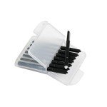 40 Wax Guard Filters for Hearing Aids - Black