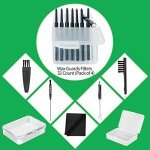Hearing Aid Wax Guard Filters with Cleaning Brush (32)