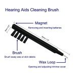 Hearing Aid Cleaning Kit with Brush & Wax Loop
