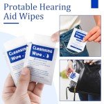 Hearing Aid Cleaning Wipes - 250 Individually Wrapped