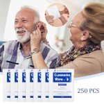 Hearing Aid Cleaning Wipes - 250 Individually Wrapped