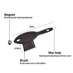 Hearing Aid Cleaning Kit with Tools and Case