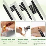 Hearing Aid Cleaning Kit with Tools and Brushes