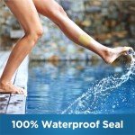 Amazon Basic Care Advanced Fast Healing Hydrocolloid Gel Bandages, Large Adhesive Wound Dressing for First Aid, 2.3 x 3 inches (4 Count)