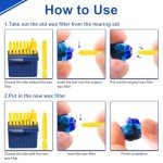 Hearing Aid Wax Guard Filters - 48 Pack