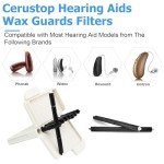 Cerustop Hearing Aids Wax Guards Filters - 16 Pcs