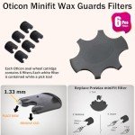 Minifit Prowax Filters for Oticon Hearing Aids