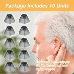 Hearing Aid Ear Tips Replacement - 10 Count Kit