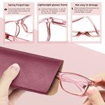 Blue Light Blocking Reading Glasses - 5 Pairs