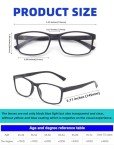 Blue Light Blocking Reading Glasses - 4 Pack