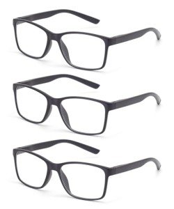 3 Pack Men's Blue Light Blocking Reading Glasses