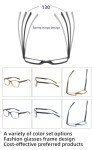 3 Pack Men's Blue Light Blocking Reading Glasses