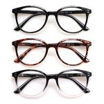 3 Pack Stylish Reading Glasses for Men & Women