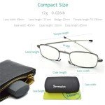 2 Pack Blue Light Blocking Reading Glasses 1.75X