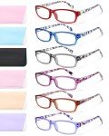Gaoye 6 Pack Blue Light Reading Glasses
