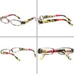 Kerecsen Women's Fashion Reading Glasses - 4 Pack