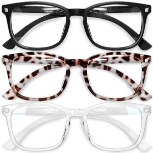 Blue Light Blocking Glasses - 3 Pack Variety