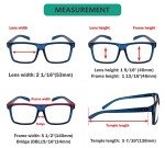 Eyekepper 5-Pack Oversized Square Reading Glasses