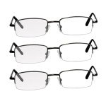 TruVision 3-Pack Readers - Gunmetal Frames, 1.25