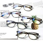 SIGVAN Women's Blue Light Blocking Reading Glasses 5-Pack