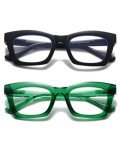 2 Pack Blue Light Blocking Reading Glasses 1.50