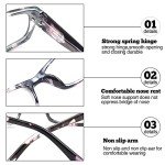 5 Pack Blue Light Blocking Reading Glasses