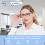 5 Pack Blue Light Blocking Reading Glasses