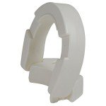 Drive Medical Hinged Toilet Seat Riser, Standard Seat, White